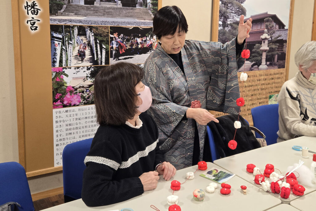 うめもん作り教室の様子