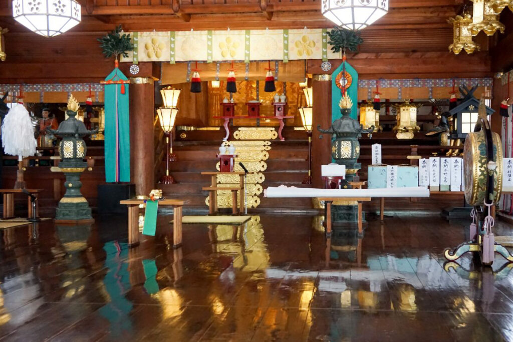 梅に願いを御祈願の様子