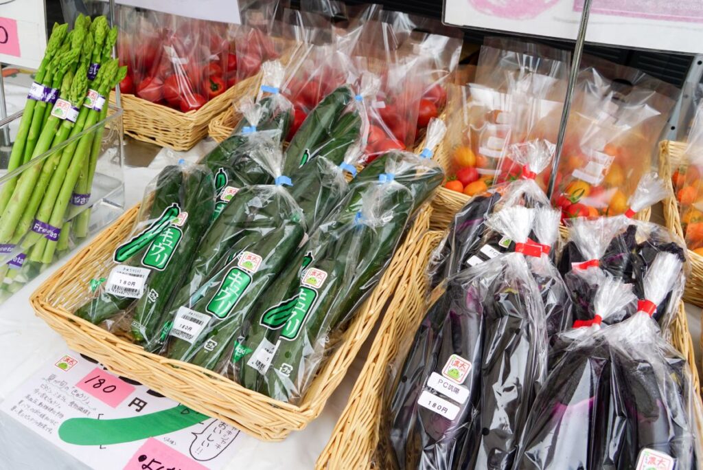 農大販売実習の様子