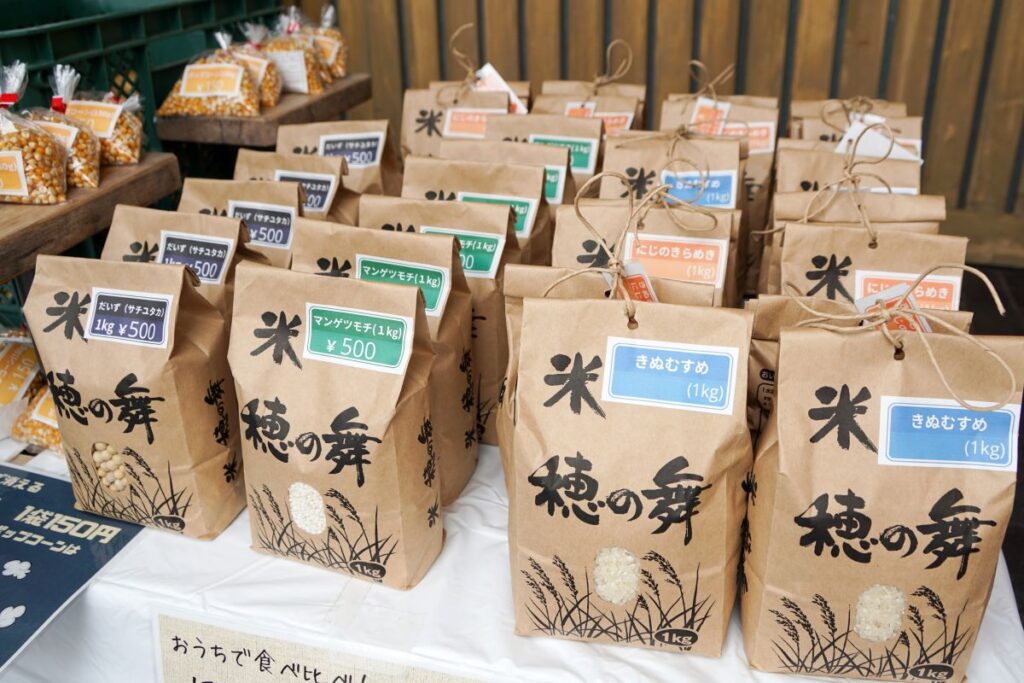 農大販売実習の様子