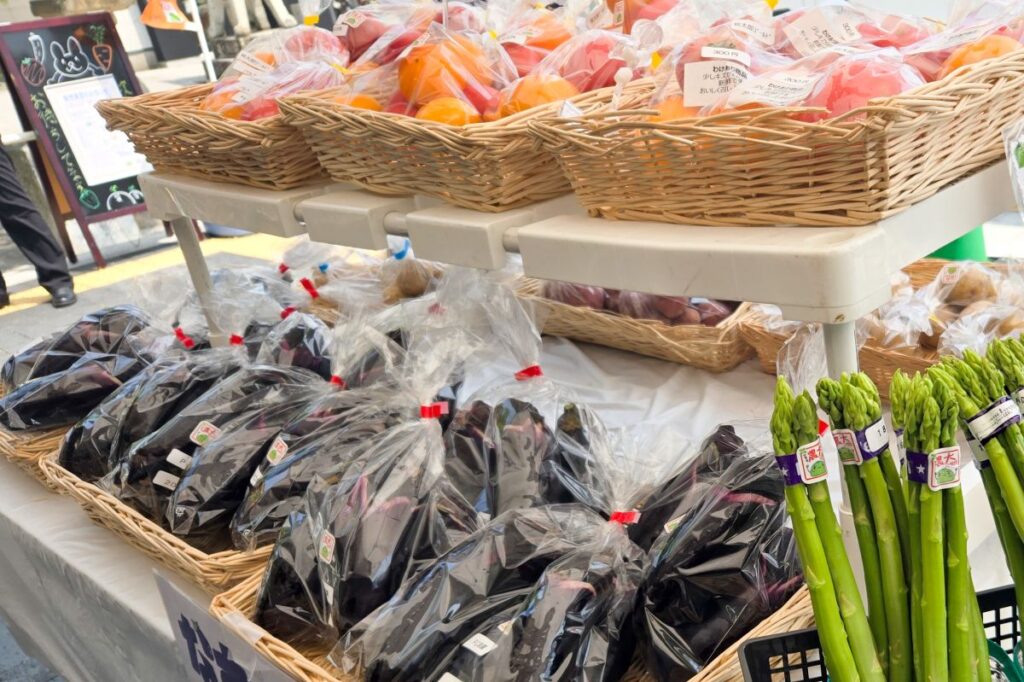 農大販売実習の様子