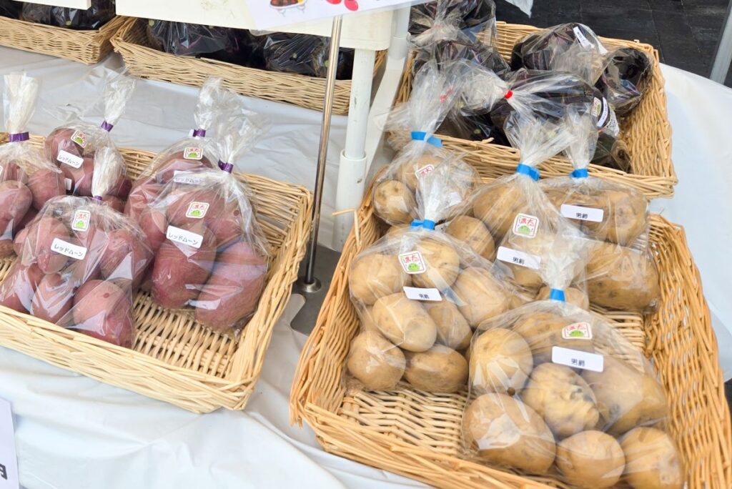 農大販売実習の様子