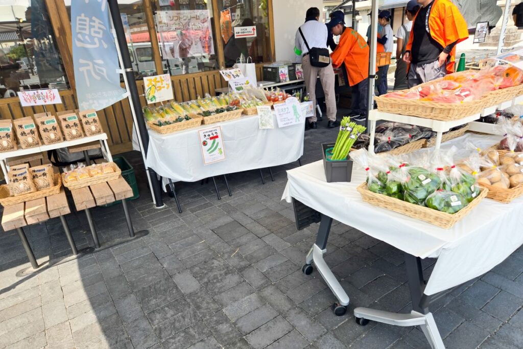 農大販売実習の様子