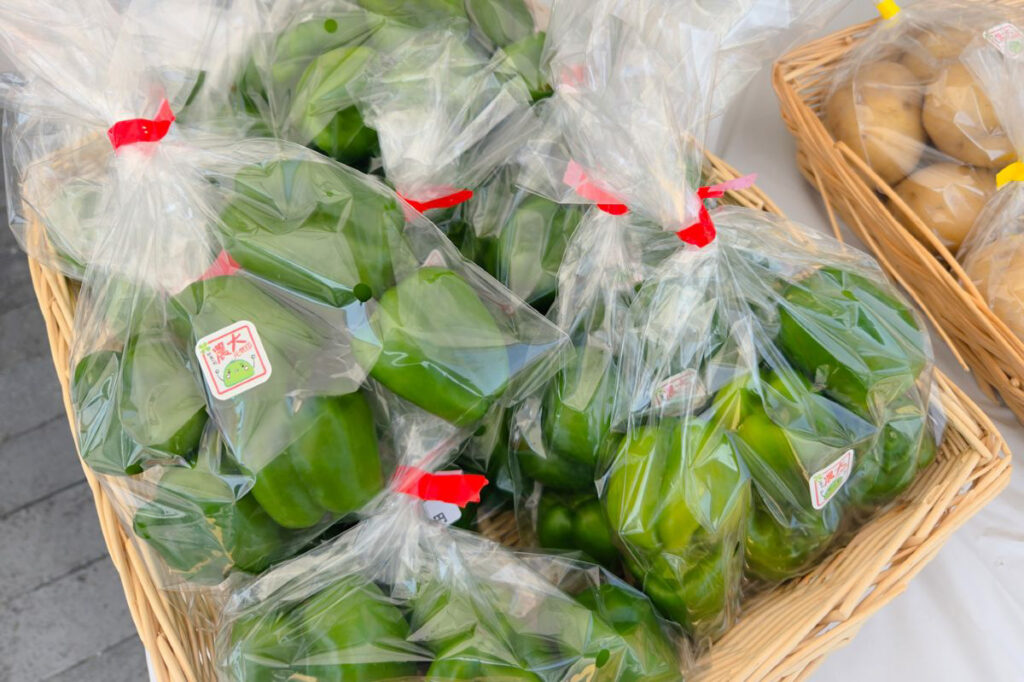 農大販売実習の様子