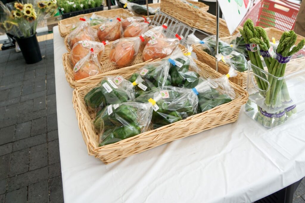農大販売実習の様子