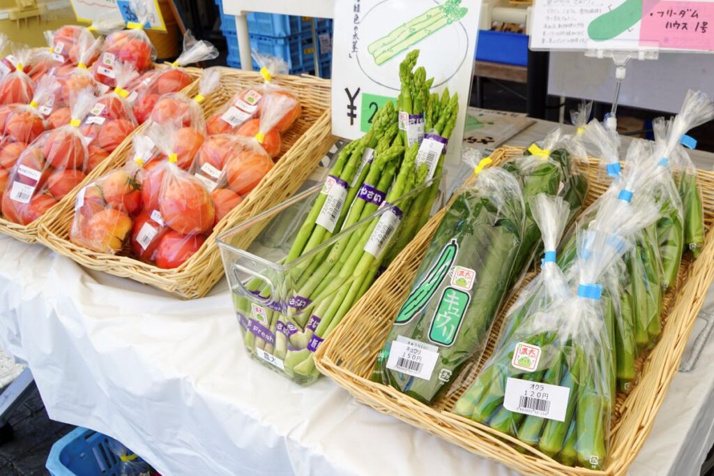 農大販売実習の様子
