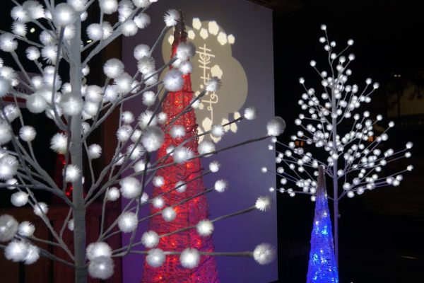 南テラスのイルミネーション