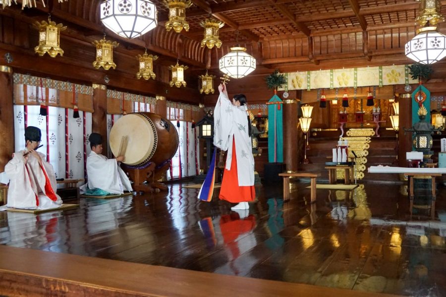 梅に願いを御祈願の様子