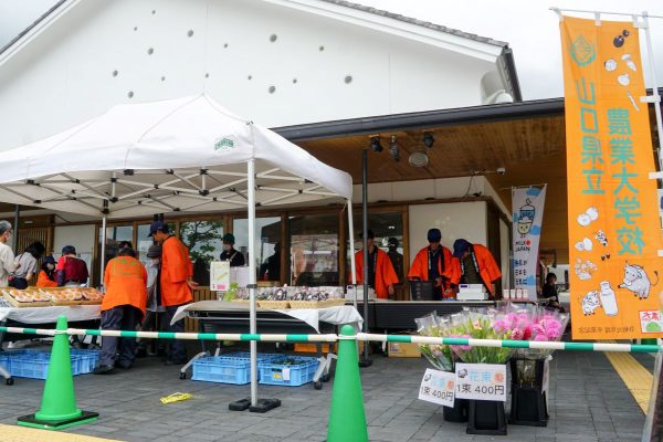 農大販売実習の様子